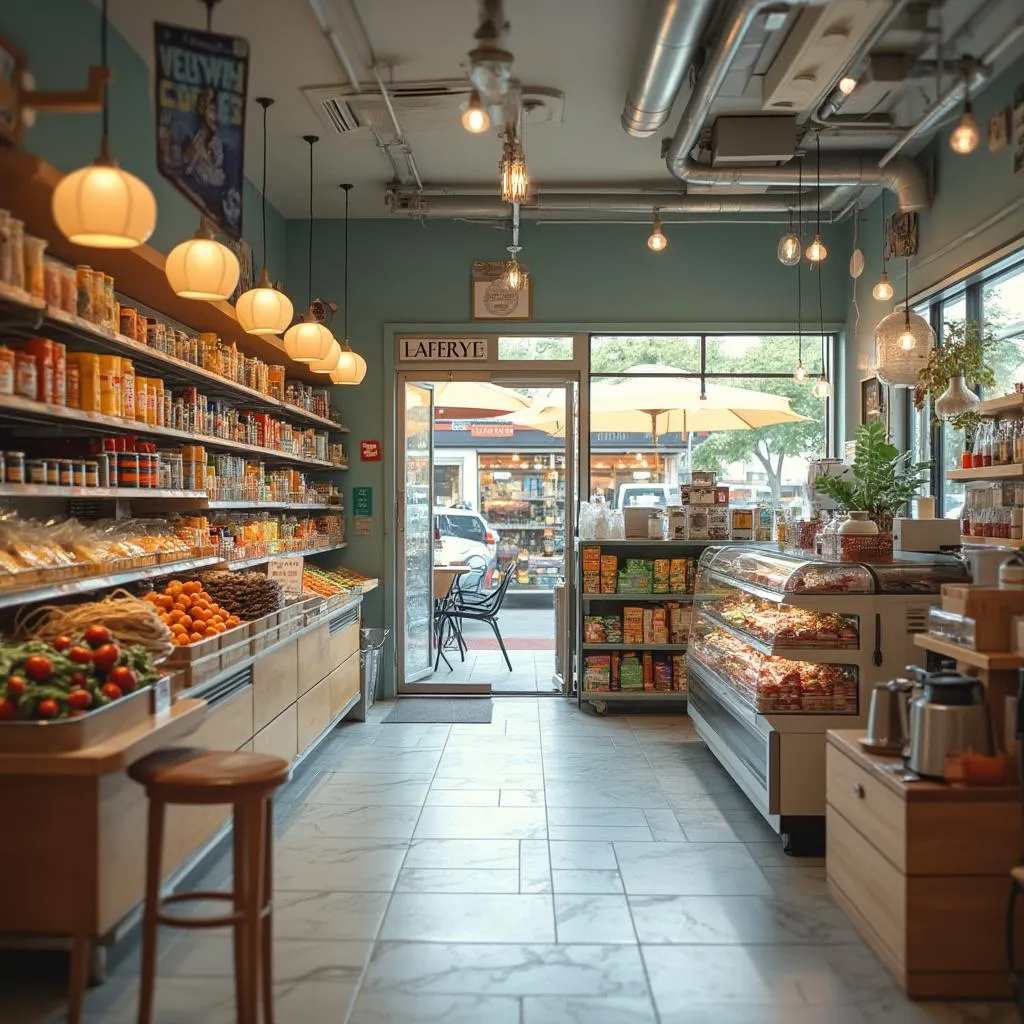 Tienda de conveniencia bien surtida