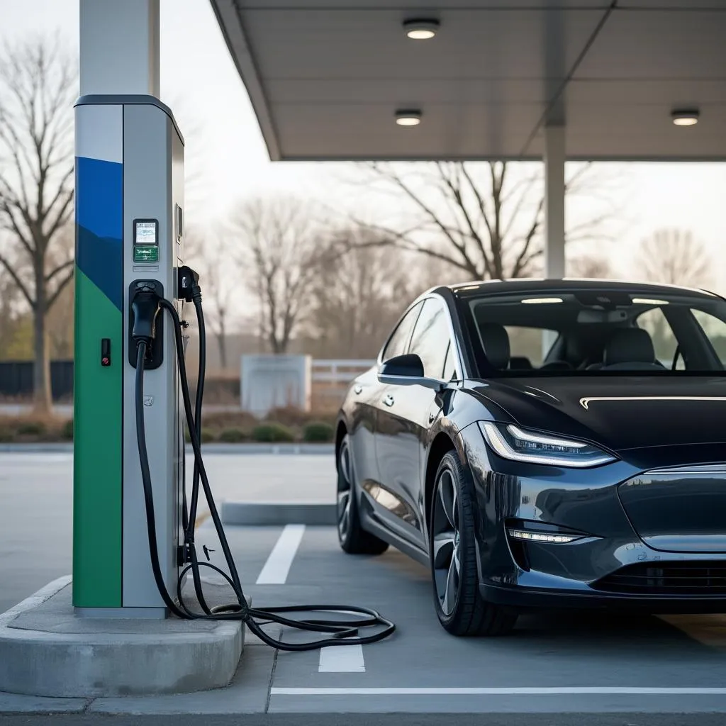 Punto de carga para vehículos eléctricos