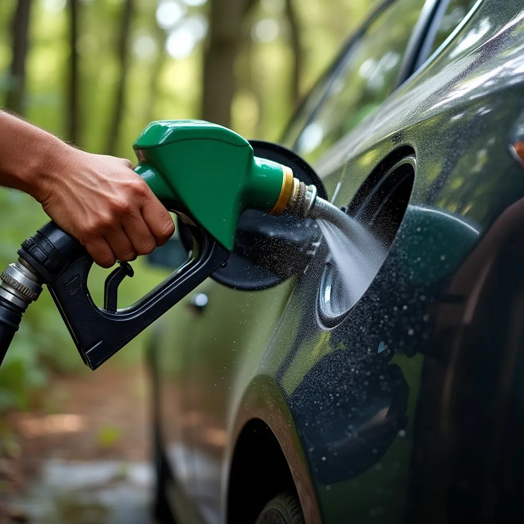 Surtidor de combustible premium